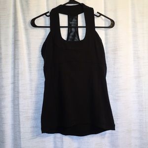 Lululemon black scoop neck racerback tank